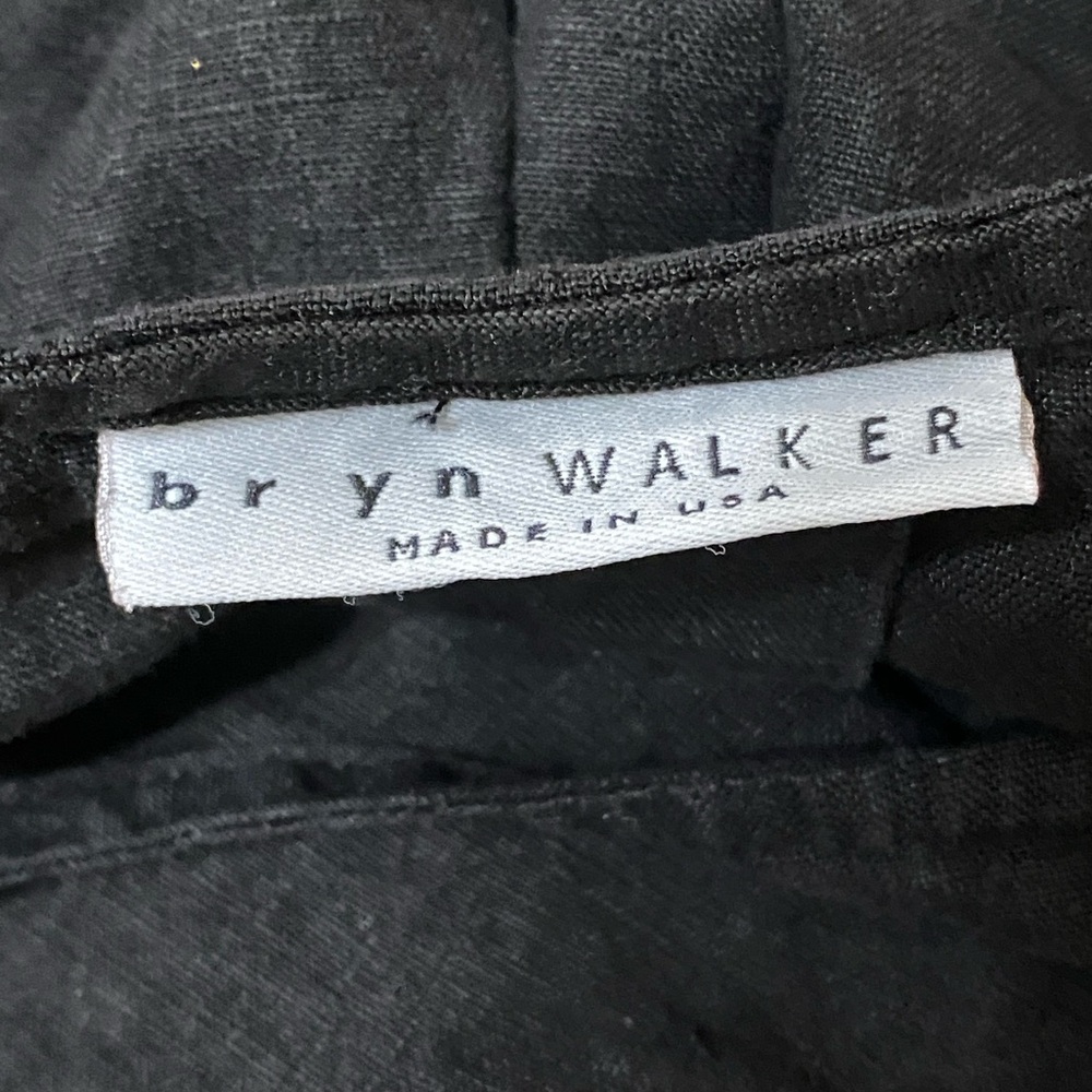 Bryn Walker Fran Linen Bell Sleeve Top Black - Picture 4 of 6